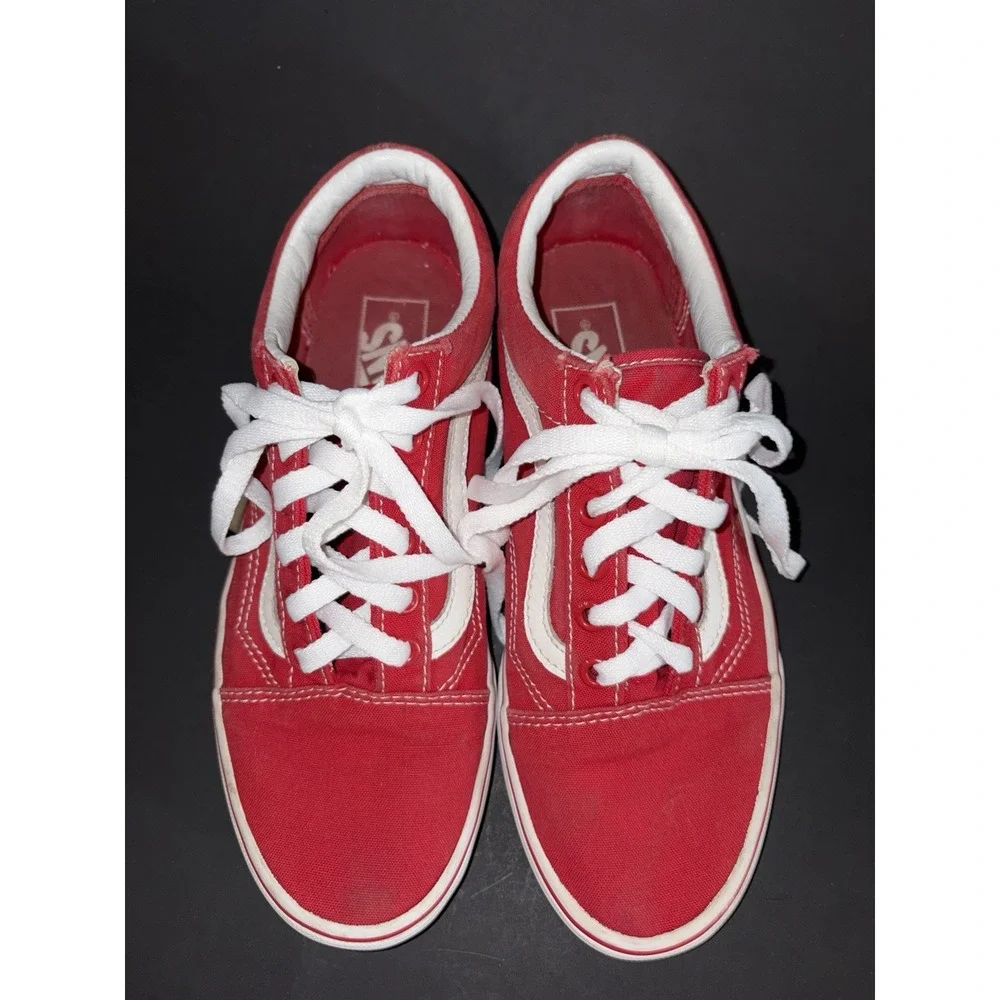 Size 6 Mens Size 7.5 women- VANS Old Skool Racing Red